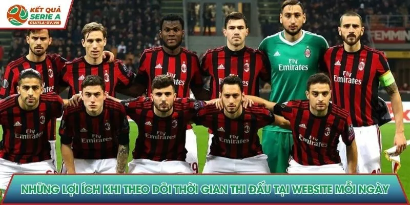 Những lợi ích khi theo dõi thời gian thi đấu tại website mỗi ngày